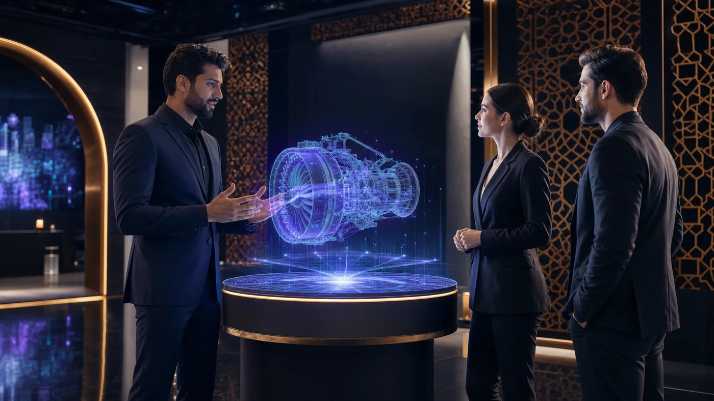 Présentation immersive d'un concept digital